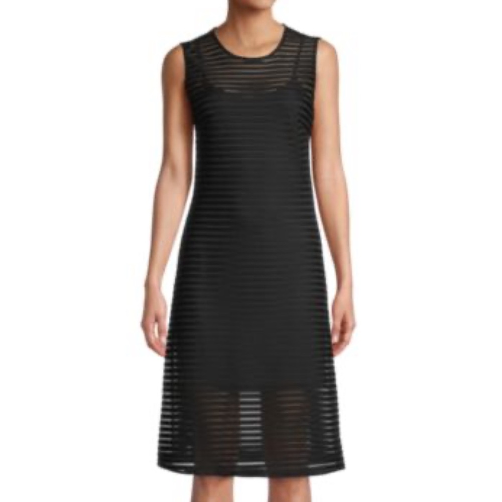 DONNA KARAN NEW YORK
Shadow Stripe Dress NWT